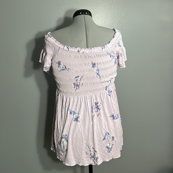 3 items for $30 A pea in the pod floral smocked babydoll shirt blouse maternity - Picture 3 of 10
